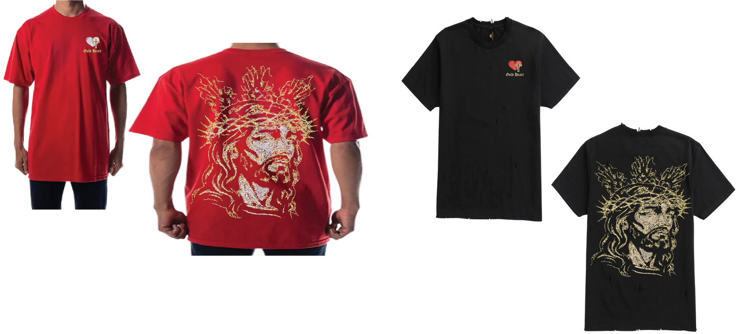 Gold Heart "Crowned King Tee"