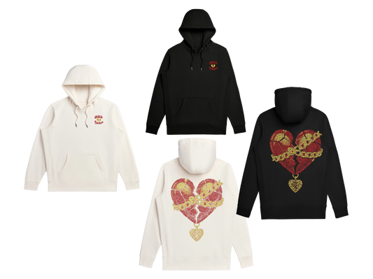 Gold Heart "Mended Gold" Hoodie